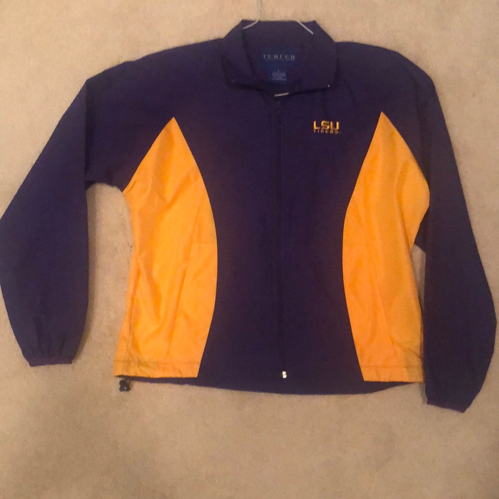 LSU windbreaker jacket